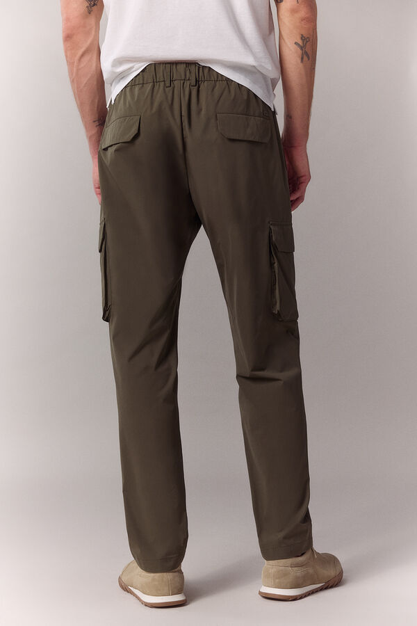 OOTO Pantal&oacute;n cargo t&eacute;cnico Kaki