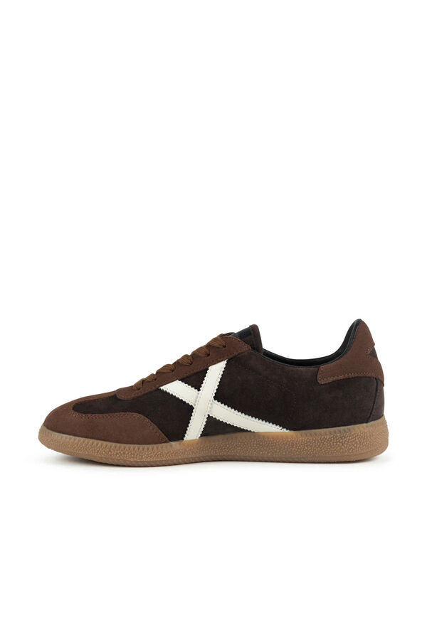 Munich Zapatillas Barru hombre Marr&oacute;n oscuro