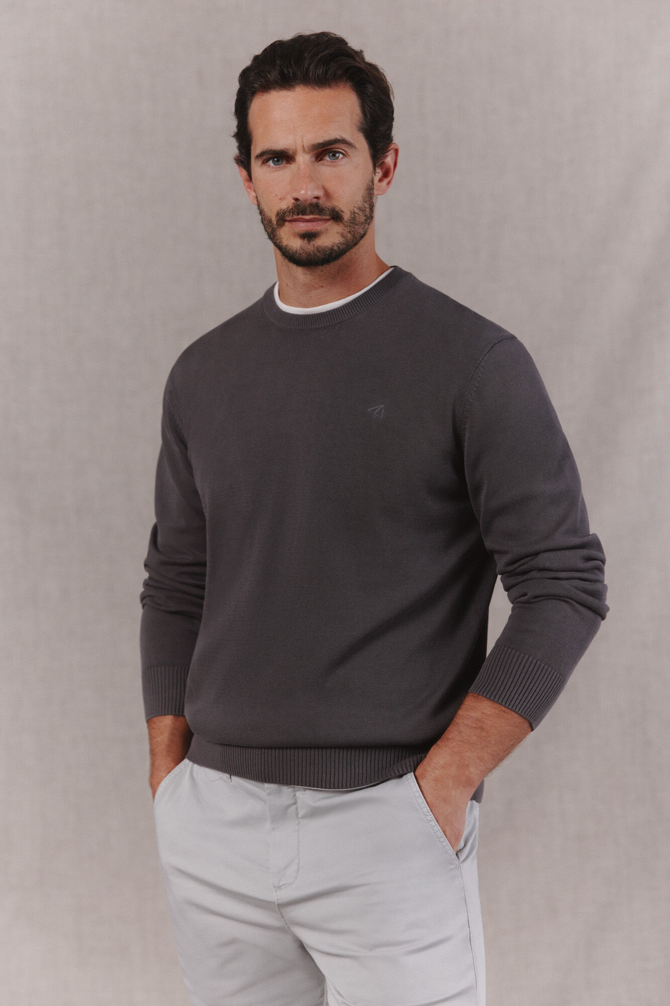 OOTO Jersey b&aacute;sico cuello caja