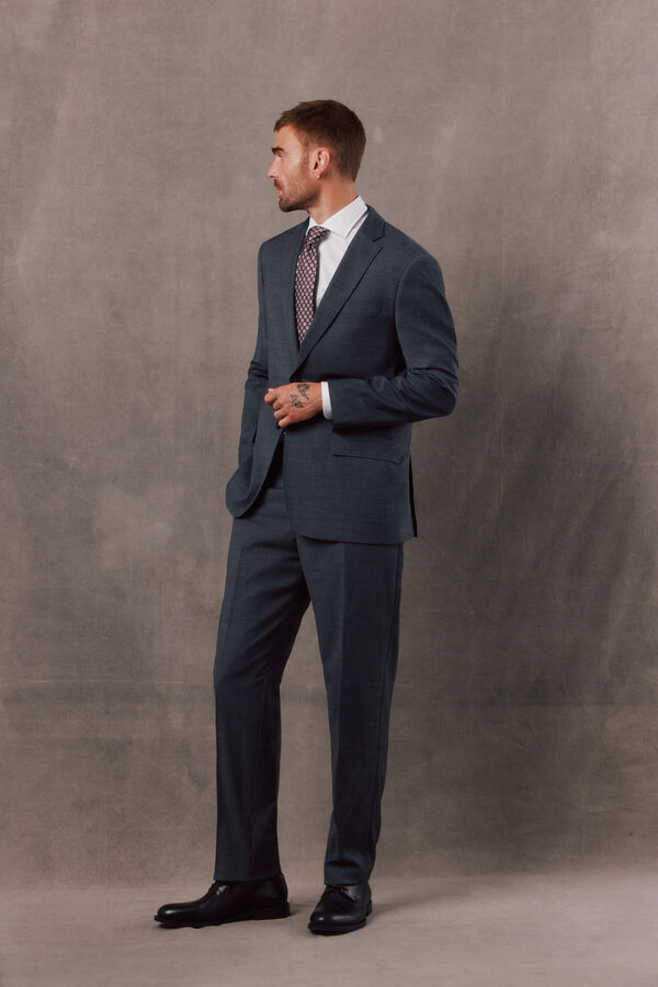 OOTO Americana traje serreta gris Gris oscuro