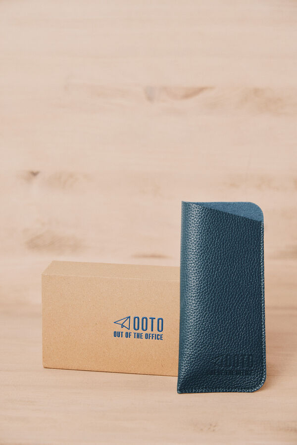 OOTO Oporto. Gafa rectangular acetato Negro