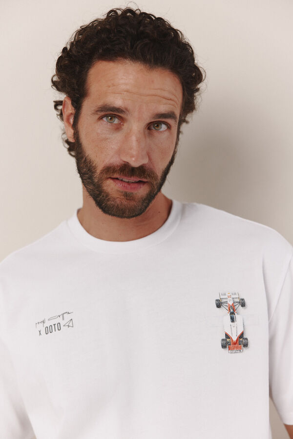 OOTO Camiseta Manu Campa x OOTO Blanco