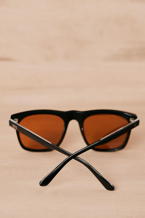OOTO Oporto. Gafa rectangular acetato Negro
