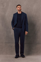 OOTO Pantal&oacute;n traje coordinado twill Azul marino