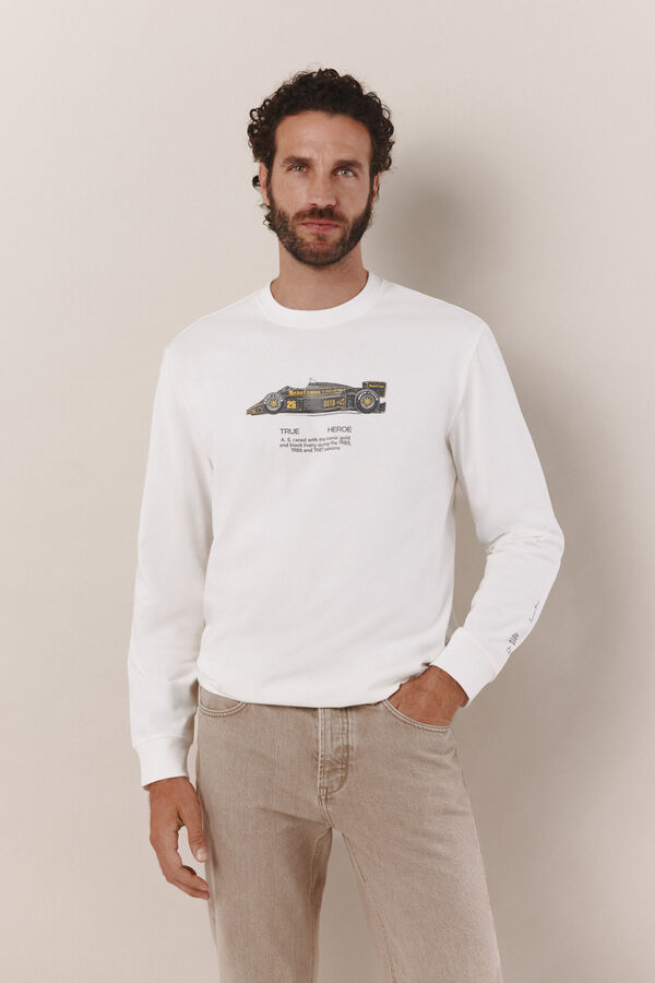 OOTO Camiseta manga larga "Manu Campa x OOTO" Marfil