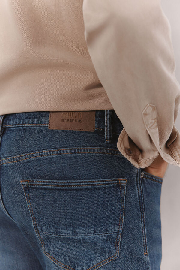 OOTO Pantal&oacute;n vaquero slim fit Azul marino