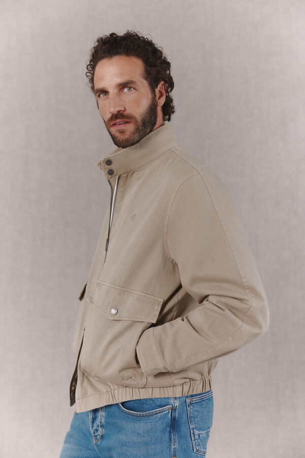 OOTO Cazadora ligera casual Beige