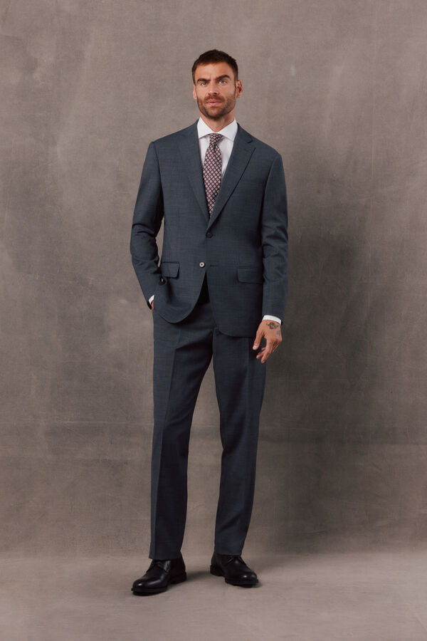 OOTO Pantal&oacute;n traje serreta gris Gris oscuro