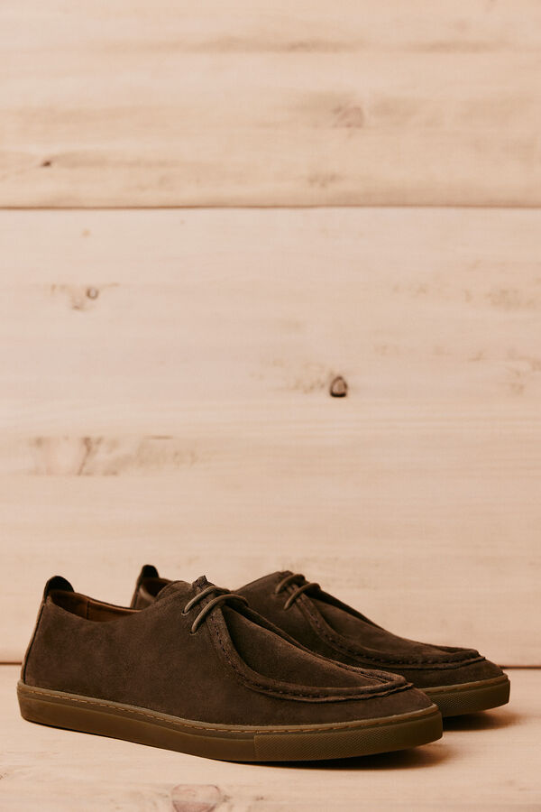 OOTO Zapato wallabee serraje Beige
