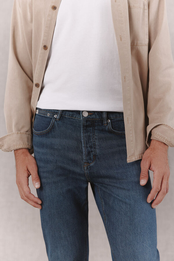 OOTO Pantal&oacute;n vaquero slim fit Azul marino