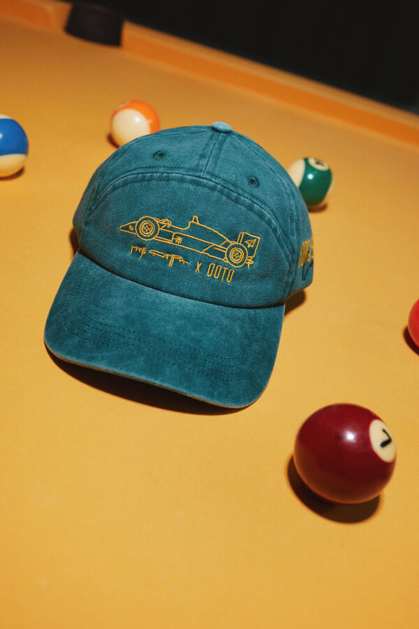 OOTO Gorra visera textil Verde oscuro