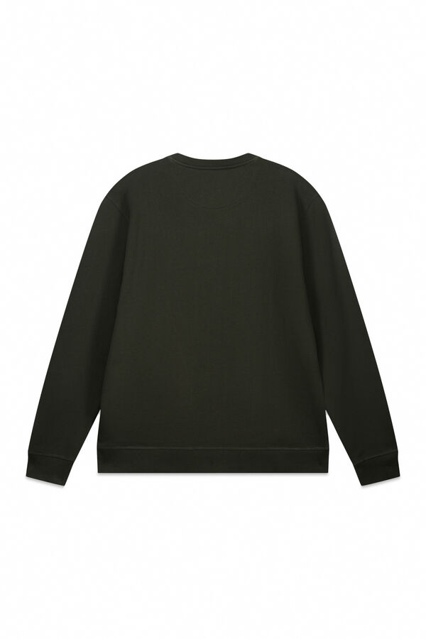 OOTO Sudadera cuello caja Kaki