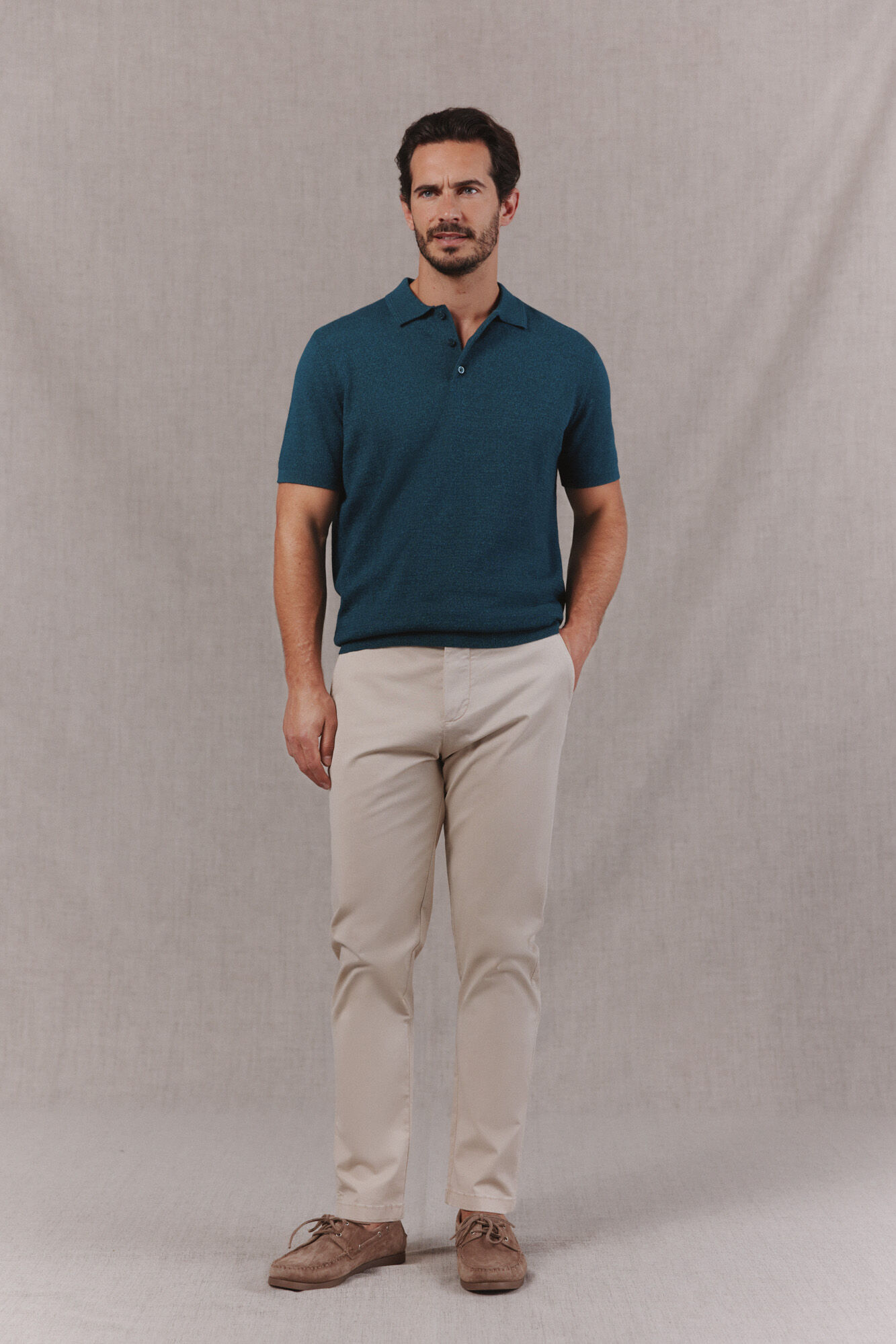 OOTO Jersey polo manga corta torzal