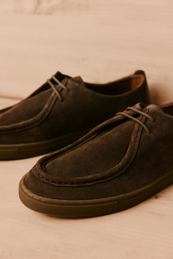 OOTO Zapato wallabee serraje Beige
