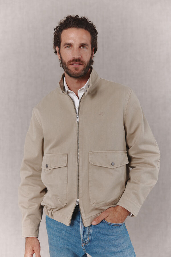 OOTO Cazadora ligera casual Beige