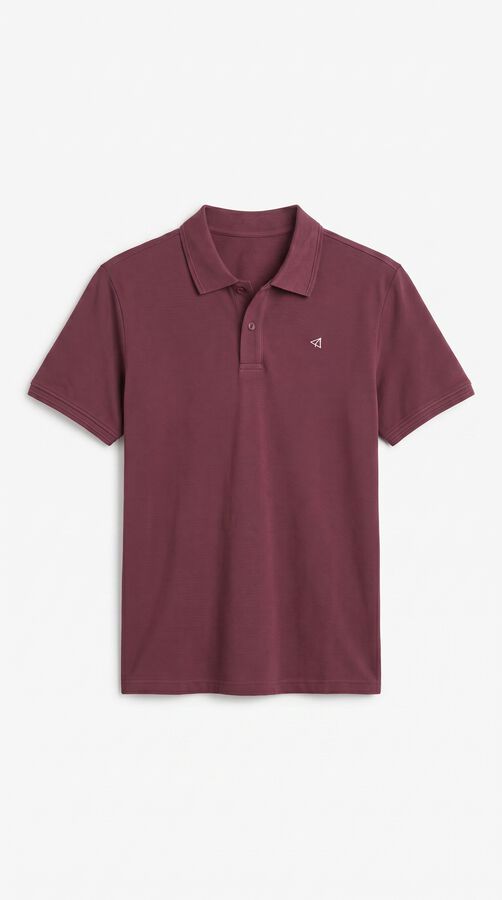 OOTO Polo pique lavado bordado avi&oacute;n Rosa