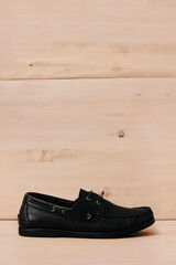 OOTO Zapato n&aacute;utico piel Negro