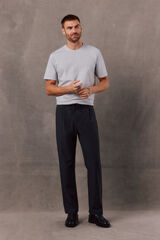OOTO Jogger t&eacute;cnico con pinzas relaxed Gris