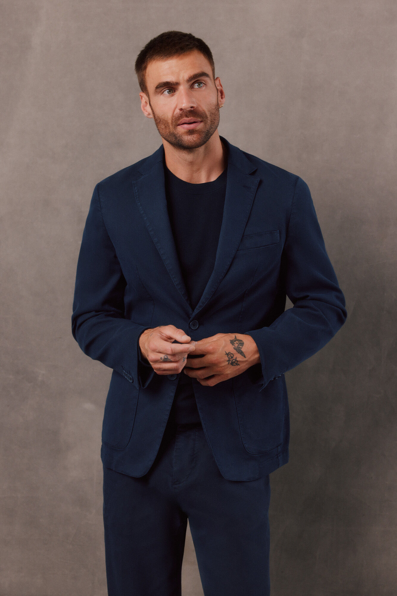 OOTO Americana traje coordinado twill