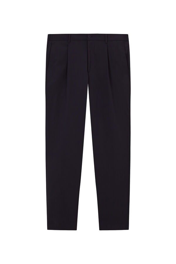 Pedro del Hierro Pantal&oacute;n traje coordinado t&eacute;cnico Azul