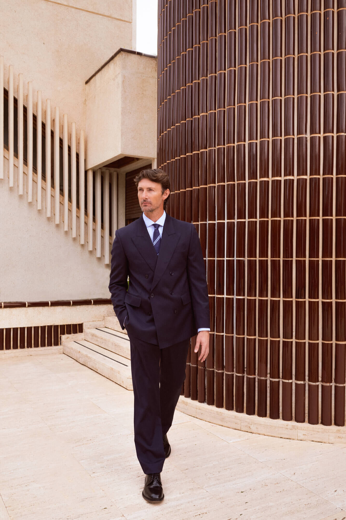 Pedro del Hierro Pantal&oacute;n liso bi-stretch tailor
