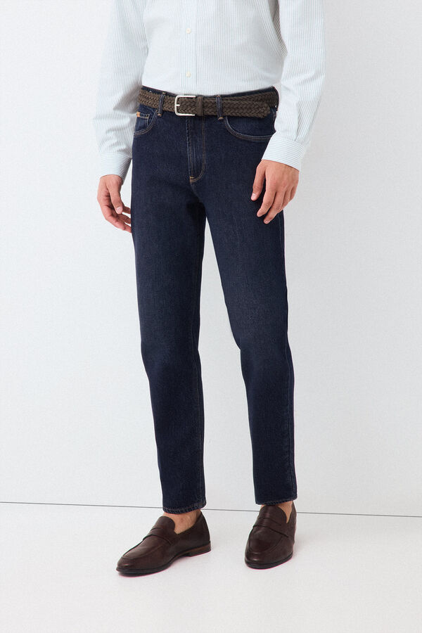 Pedro del Hierro Pantal&oacute;n vaquero slim tapered fit Azul