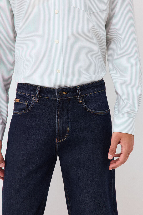 Pedro del Hierro Pantal&oacute;n vaquero slim tapered fit Azul