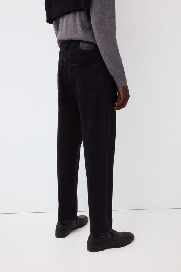 Pedro del Hierro Pantal&oacute;n vaquero tapered fit Negro