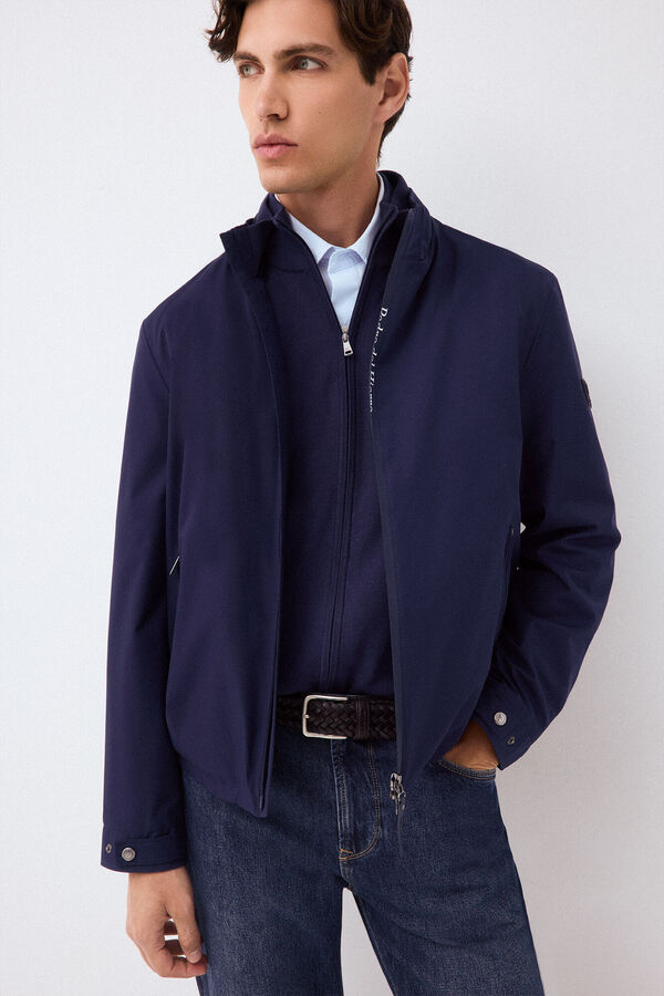 Pedro del Hierro Cazadora t&eacute;cnica ligera Azul
