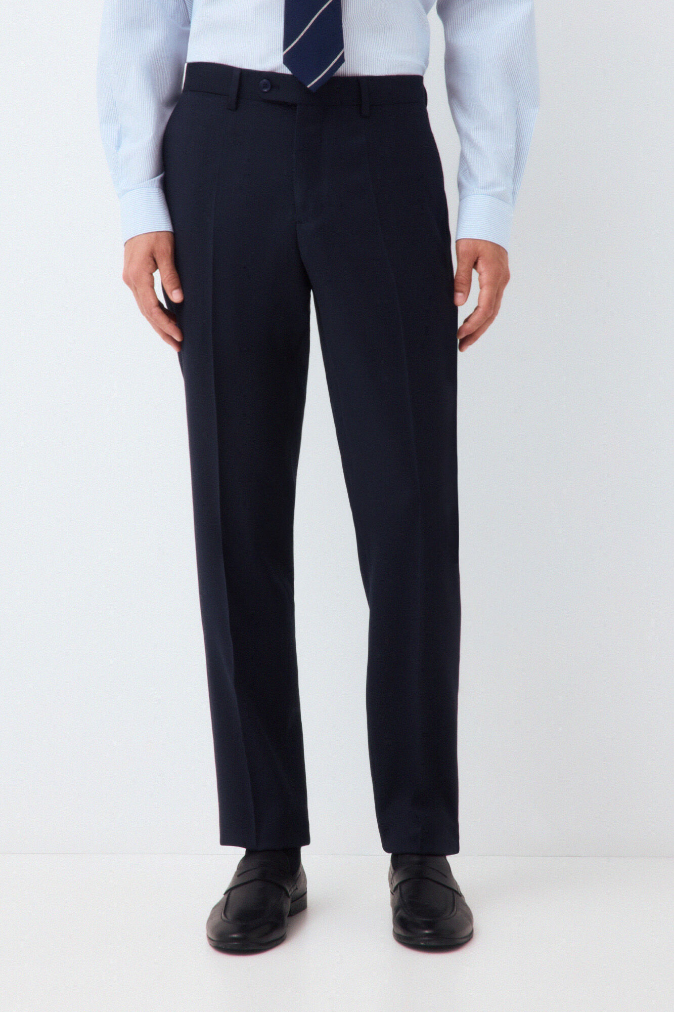 Pedro del Hierro Pantal&oacute;n traje coordinado slim ojo de perdiz