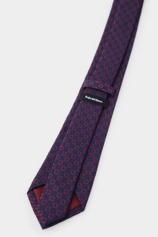 Pedro del Hierro Corbata seda extrafina Azul