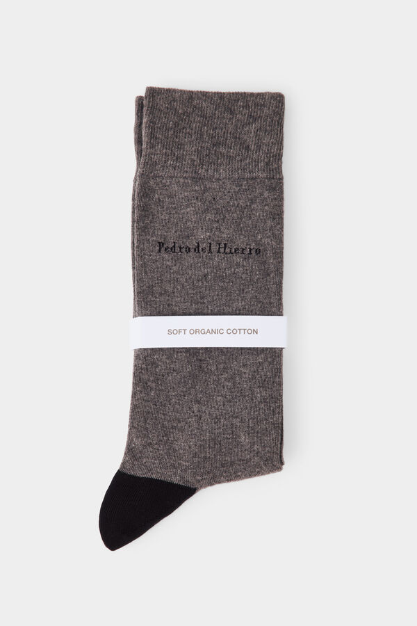 Pedro del Hierro Calcet&iacute;n liso sport Gris