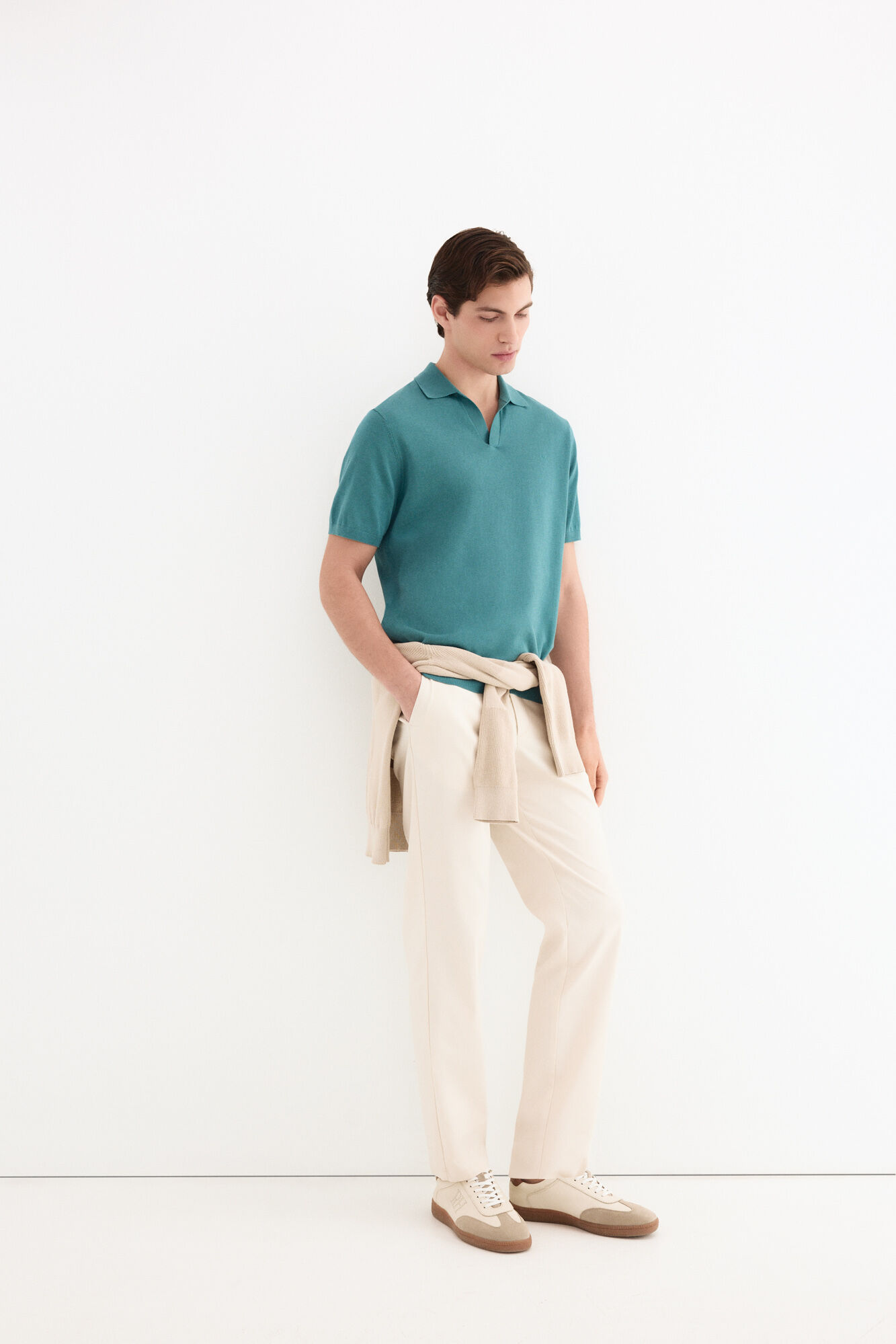 Pedro del Hierro Jersey polo premium manga corta algod&oacute;n