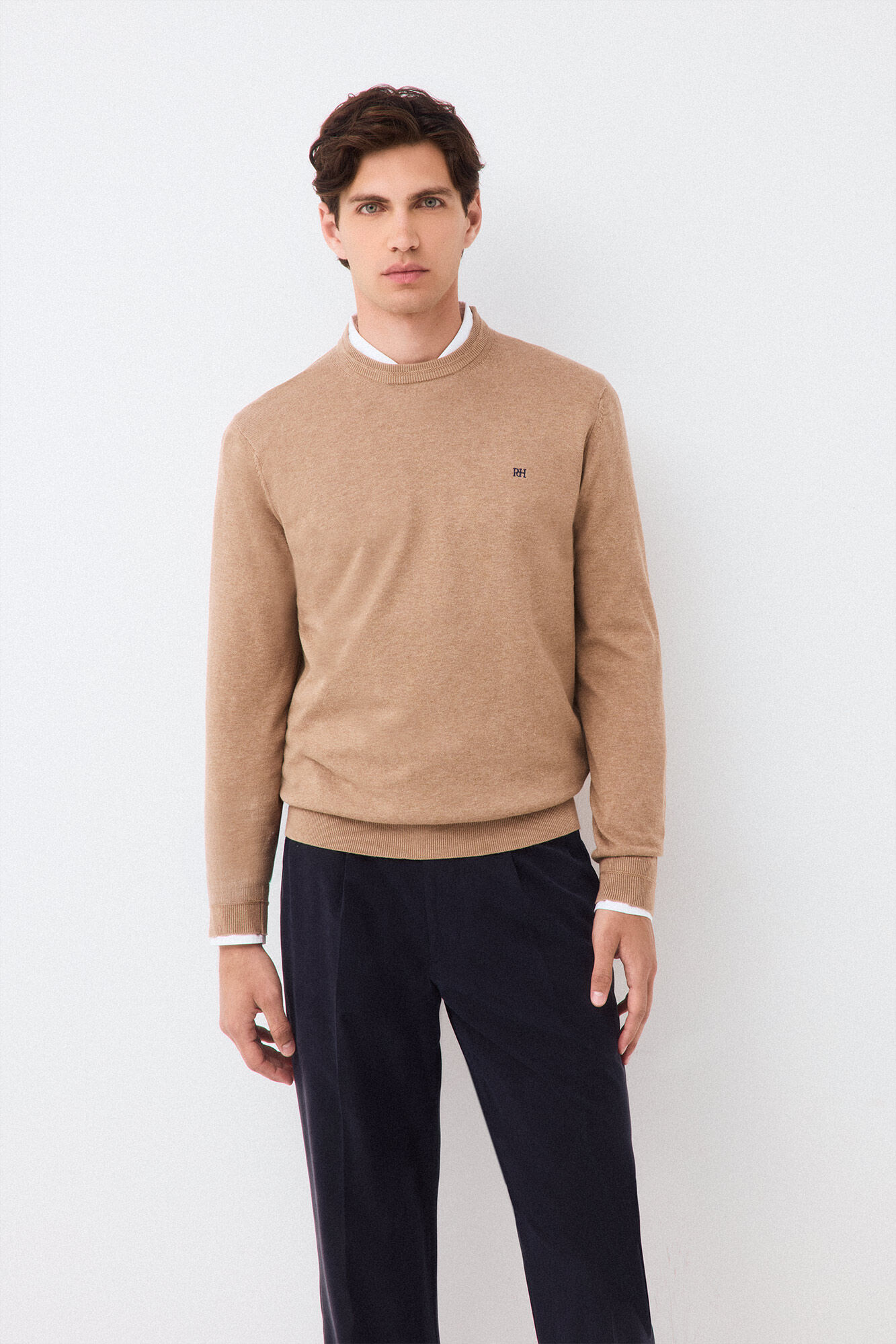 Pedro del Hierro Jersey punto fino algod&oacute;n premium