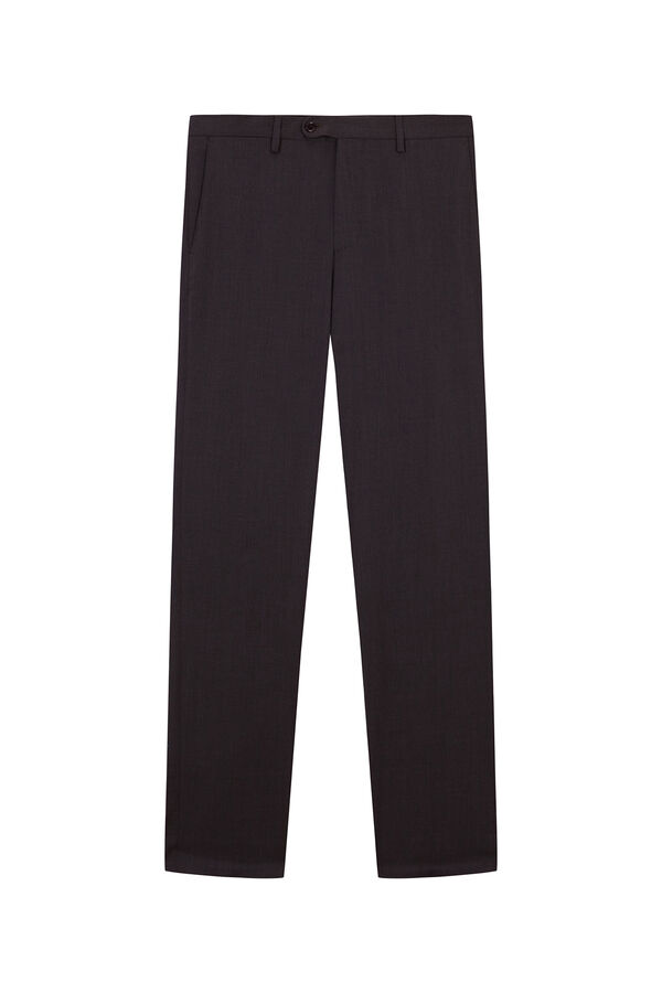 Pedro del Hierro Pantal&oacute;n traje coordinado tailored b&aacute;sico Gris