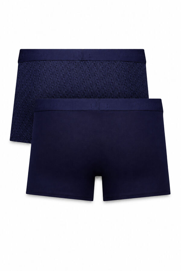Pedro del Hierro Pack 2 boxer punto Azul