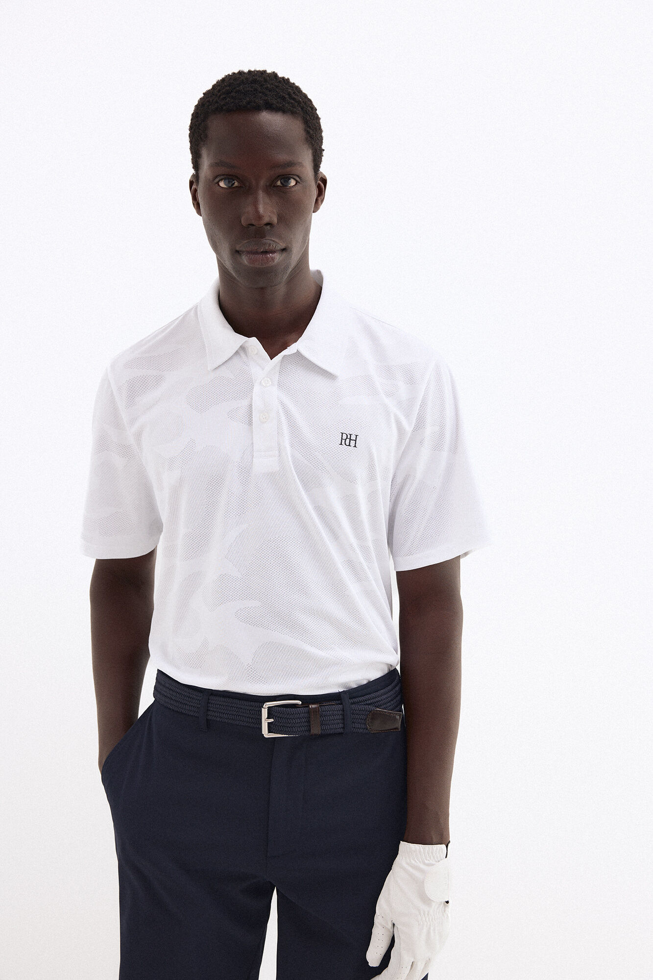 Pedro del Hierro Polo jaquard golf