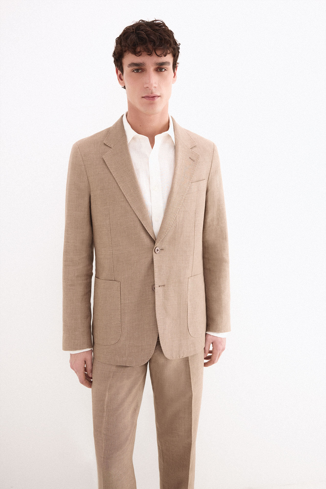 Pedro del Hierro Americana coordinada mezcla lino