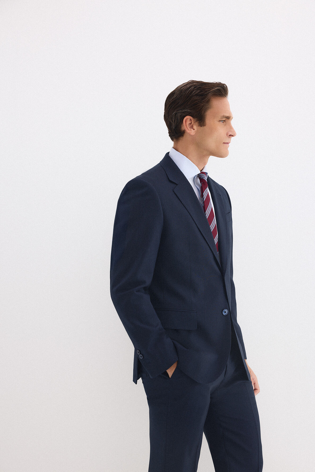Pedro del Hierro Americana canvas slim bi-stretch