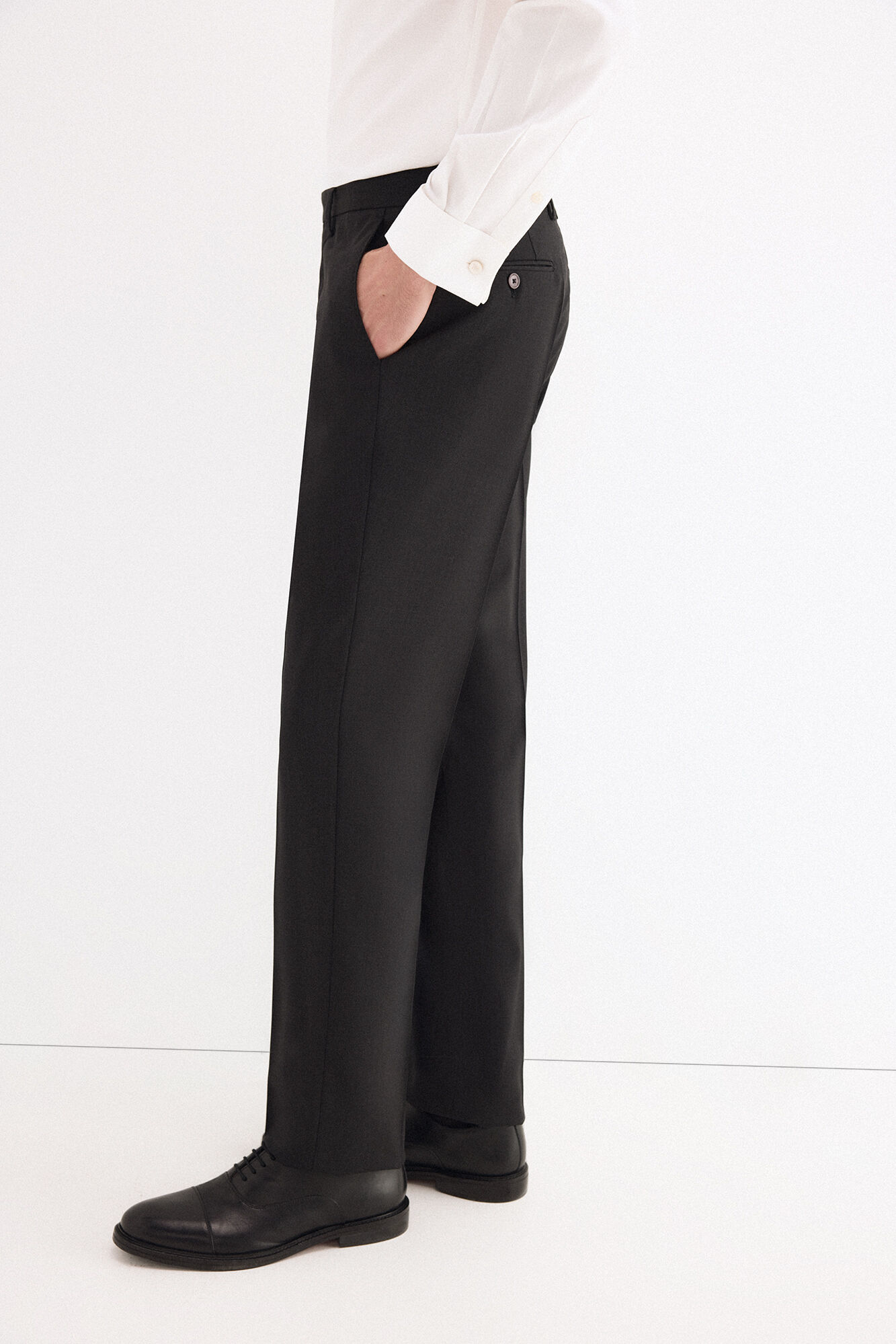 Pedro del Hierro Pantal&oacute;n liso bi-stretch tailor