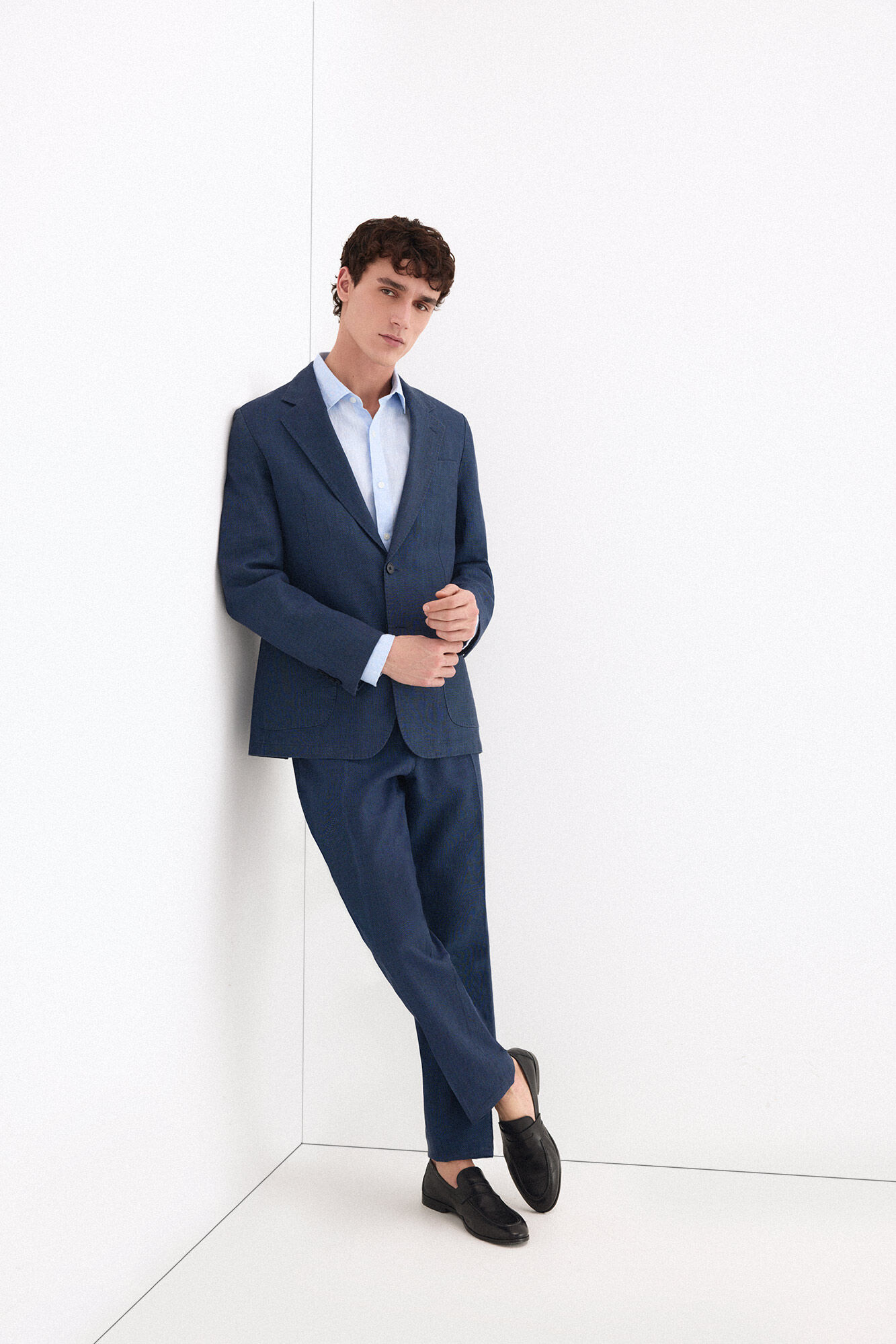 Pedro del Hierro Americana coordinada mezcla lino