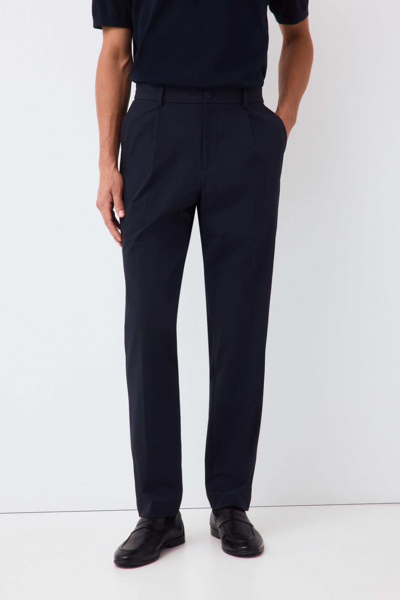 Pedro del Hierro Pantal&oacute;n traje coordinado t&eacute;cnico