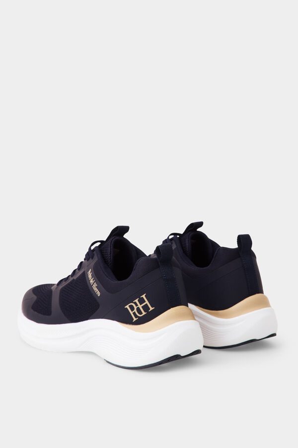 Pedro del Hierro Zapatilla tejido ultraligero cordones Azul