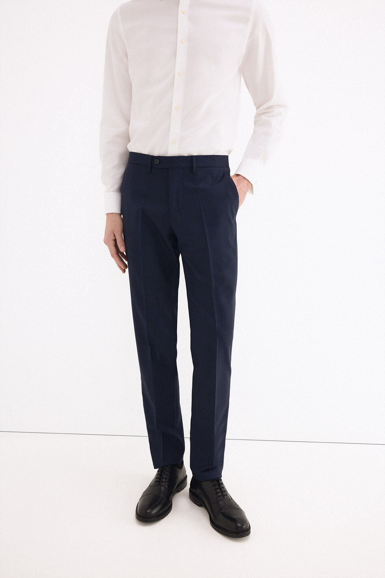 Pedro del Hierro Pantal&oacute;n cuadros slim