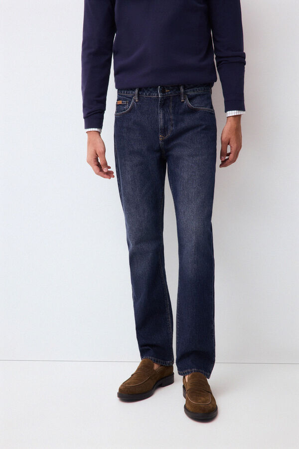 Pedro del Hierro Pantal&oacute;n vaquero regular fit Azul
