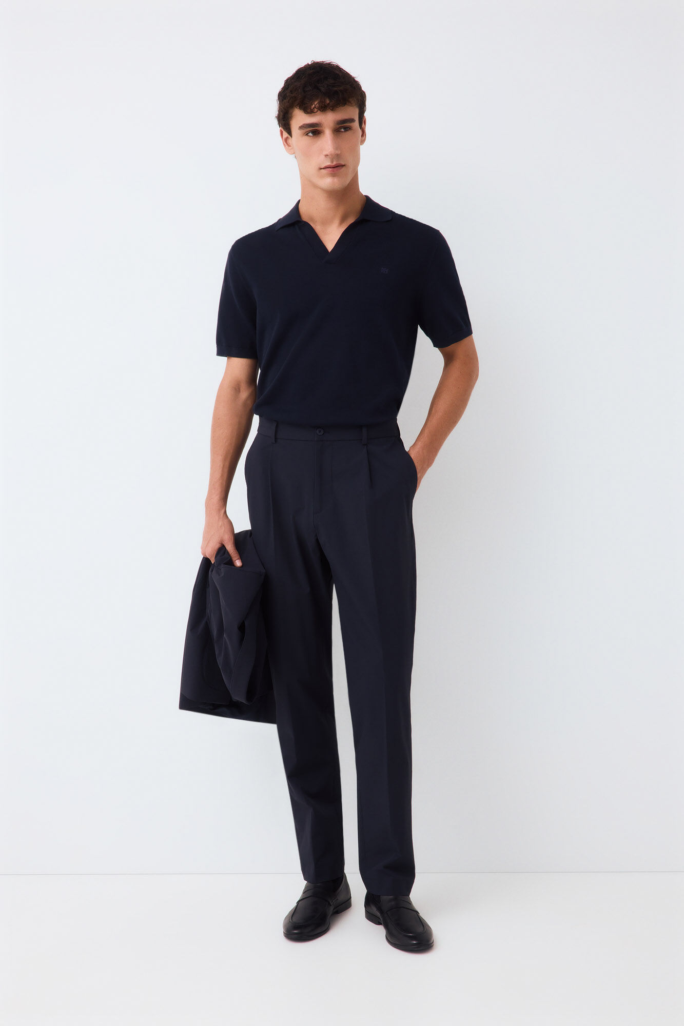 Pedro del Hierro Pantal&oacute;n traje coordinado t&eacute;cnico