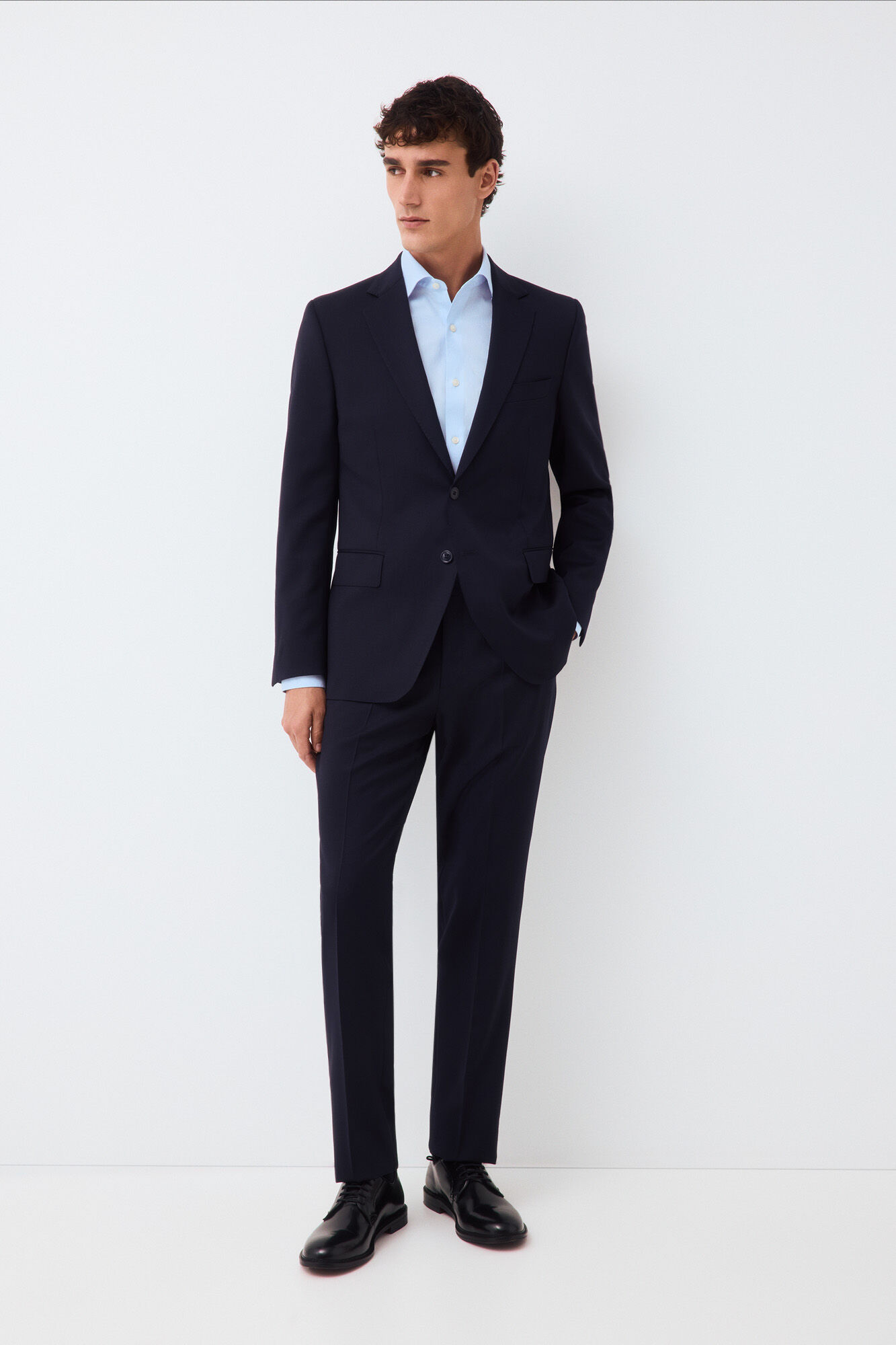 Pedro del Hierro Pantal&oacute;n traje coordinado tailored b&aacute;sico