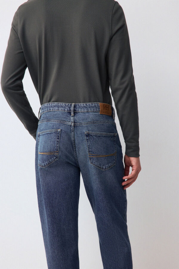 Pedro del Hierro Pantal&oacute;n vaquero tapered fit Azul