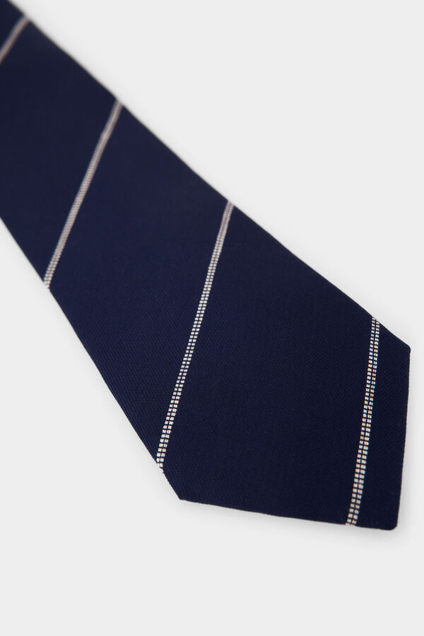 Pedro del Hierro Corbata seda extrafina Azul