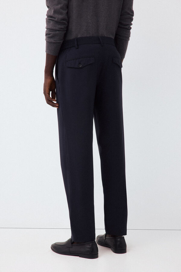 Pedro del Hierro Pantal&oacute;n goma trasera regular Azul
